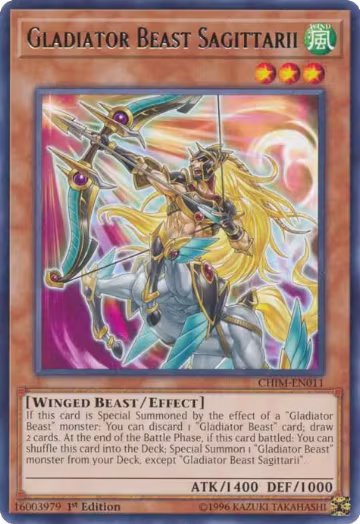 Gladiator Beast Sagittarii (CHIM-EN011), Chaos Impact — Yu-Gi-Oh! card price