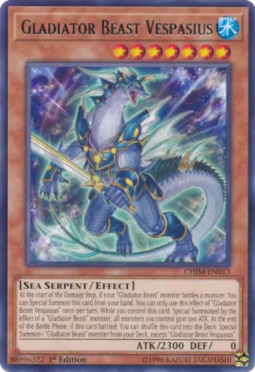 Gladiator Beast Vespasius (CHIM-EN013), Chaos Impact — Yu-Gi-Oh! card price