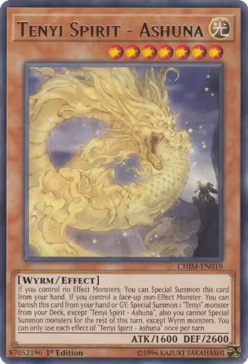 Tenyi Spirit - Ashuna (CHIM-EN019), Chaos Impact — Yu-Gi-Oh! card price