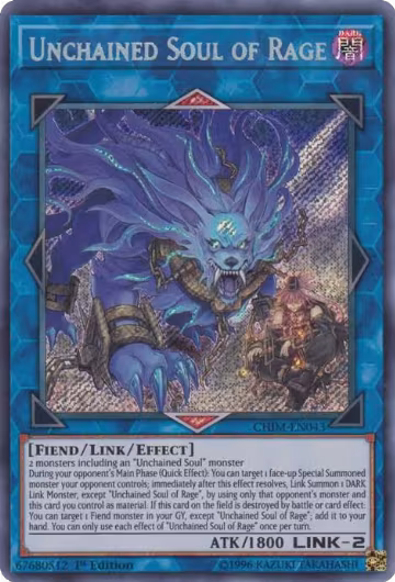 Unchained Soul of Rage (CHIM-EN043), Chaos Impact — Yu-Gi-Oh! card price