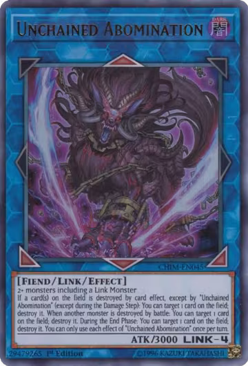 Unchained Abomination (CHIM-EN045), Chaos Impact — Yu-Gi-Oh! card price