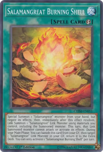 Salamangreat Burning Shell (CHIM-EN051), Chaos Impact — Yu-Gi-Oh! card price