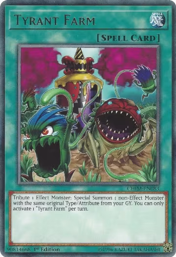 Tyrant Farm (CHIM-EN083), Chaos Impact — Yu-Gi-Oh! card price