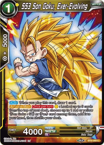 SS3 Son Goku, Ever-Evolving (BT8-069), Malicious Machinations — DB Super card price