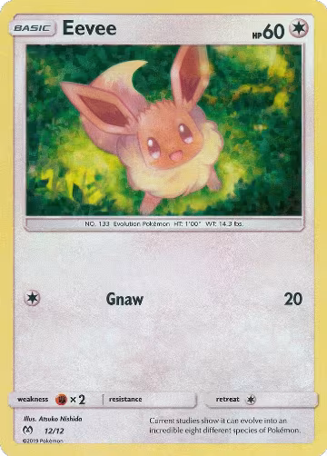 Eevee - 12/12 (012/012) — card price