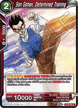 Son Gohan, Determined Training (BT8-005), Malicious Machinations — DB Super card price