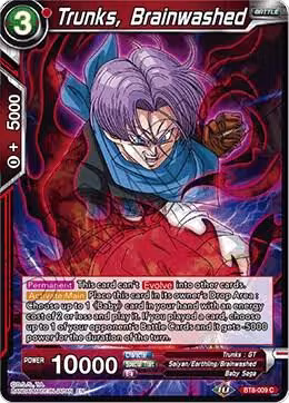 Trunks, Brainwashed (BT8-009), Malicious Machinations — DB Super card price