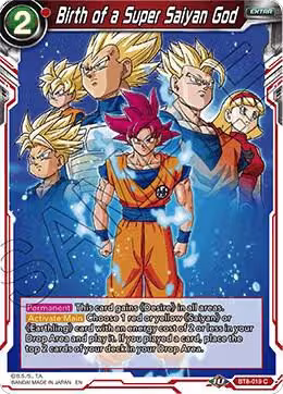Birth of a Super Saiyan God (BT8-019), Malicious Machinations — DB Super card price