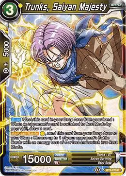 Trunks, Saiyan Majesty (BT8-075), Malicious Machinations — DB Super card price