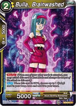 Bulla, Brainwashed (BT8-077), Malicious Machinations — DB Super card price