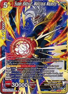 Super Baby 2, Malicious Majesty (BT8-115), Malicious Machinations — DB Super card price