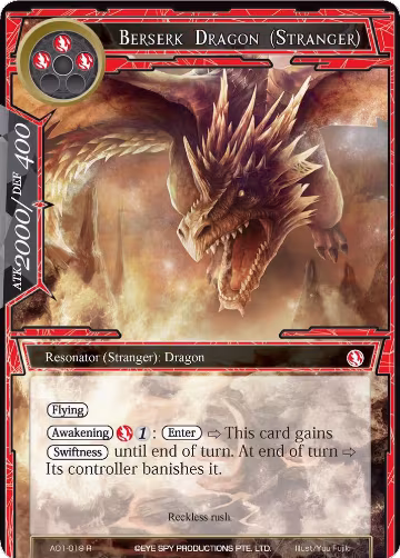 Berserk Dragon (Stranger) (AO1-019), Alice Origin — Force of Will card price