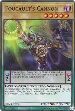 Foucault's Cannon (DEM4-EN006), Advanced Demo Deck Extra Pack — Yu-Gi-Oh! card price