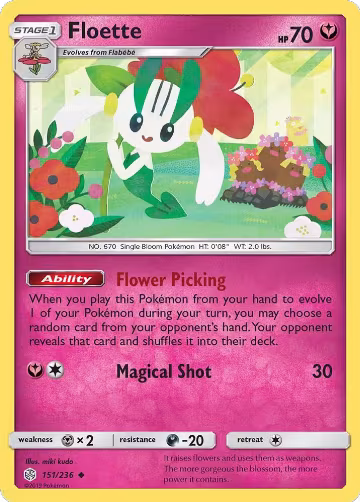 Floette (151/236), SM - Cosmic Eclipse — Pokémon card price