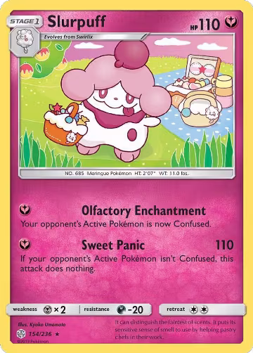 Slurpuff (154/236), SM - Cosmic Eclipse — Pokémon card price