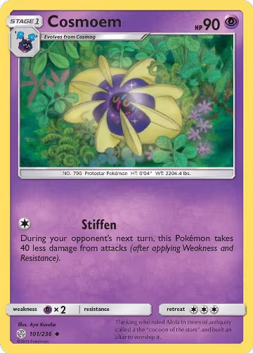 Cosmoem (101/236), SM - Cosmic Eclipse — Pokémon card price