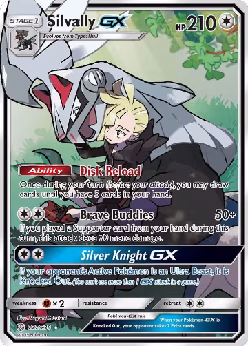 Silvally GX (Full Art) (227/236), SM - Cosmic Eclipse — Pokémon card price