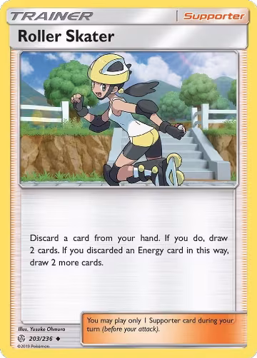 Roller Skater (203/236), SM - Cosmic Eclipse — Pokémon card price