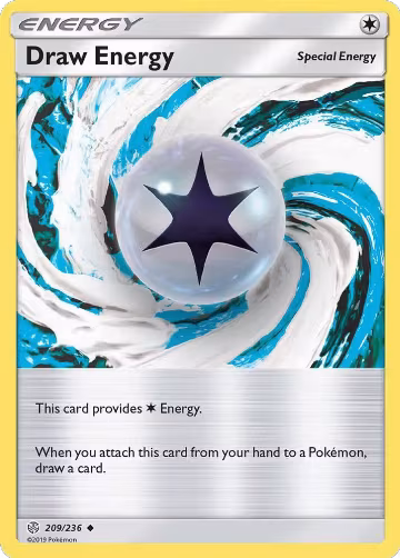 Draw Energy (209/236), SM - Cosmic Eclipse — Pokémon card price