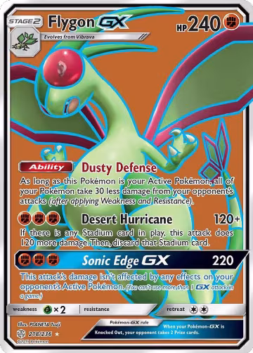Flygon GX (Full Art) (218/236), SM - Cosmic Eclipse — Pokémon card price