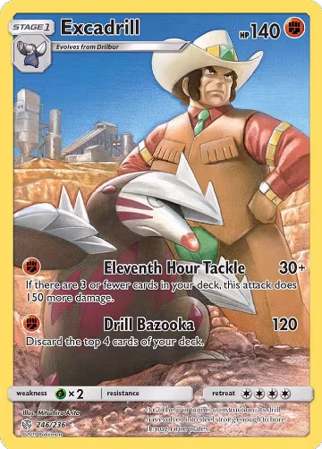 Excadrill (Secret) (246/236), SM - Cosmic Eclipse — Pokémon card price
