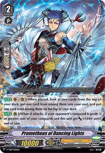 Prometheus of Dancing Lights (V-TD09/004EN), V-TD09: Shinemon Nitta — Vanguard card price