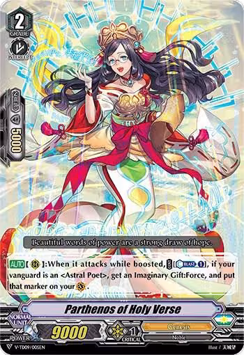 Parthenos of Holy Verse (V-TD09/005EN), V-TD09: Shinemon Nitta — Vanguard card price