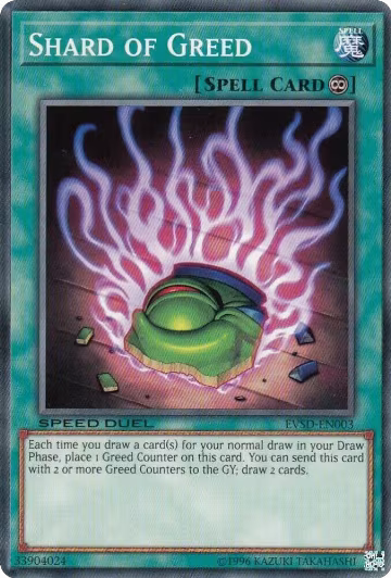 Shard of Greed (EVSD-EN003) — card price