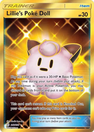 Lillie's Poke Doll (Secret) (267/236), SM - Cosmic Eclipse — Pokémon card price