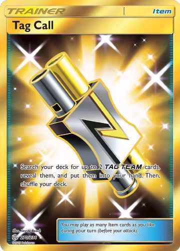 Tag Call (Secret) (270/236), SM - Cosmic Eclipse — Pokémon card price