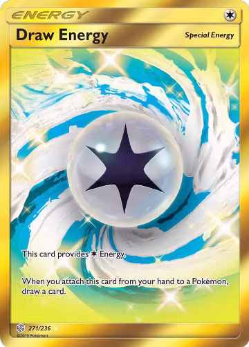 Draw Energy (Secret) (271/236), SM - Cosmic Eclipse — Pokémon card price