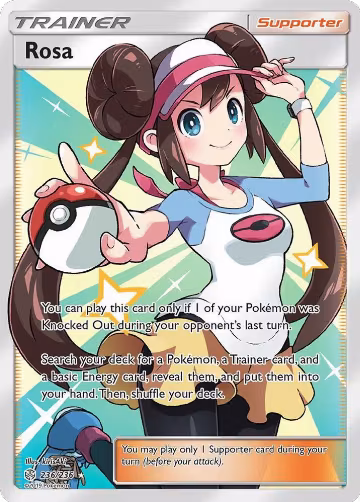 Rosa (Full Art) (236/236), SM - Cosmic Eclipse — Pokémon card price