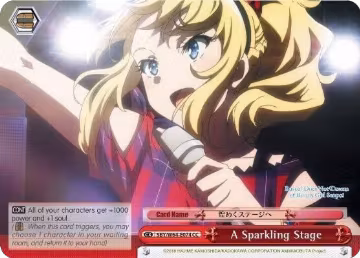 A Sparkling Stage (SBY/W64-E074 CC), Rascal Does Not Dream of Bunny Girl Senpai — Weiß Schwarz card price