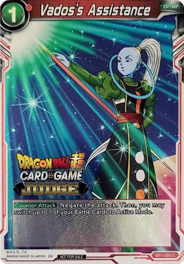 Vados's Assistance (BT1-025), Judge Promotion Cards — DB Super card price