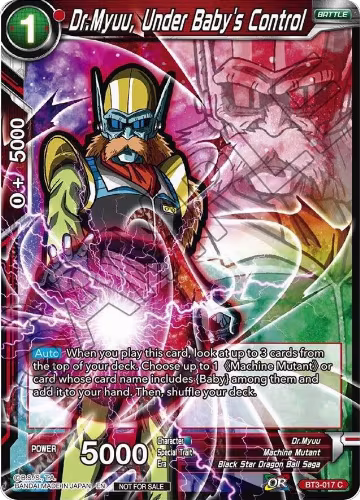 Dr.Myuu, Under Baby's Control (Event Pack 05) (BT3-017), Promotion Cards — DB Super card price