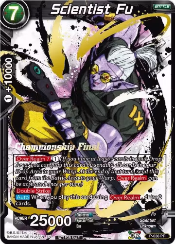 Scientist Fu (Championship Final 2019) (P-036), Tournament Promotion Cards — DB Super card price