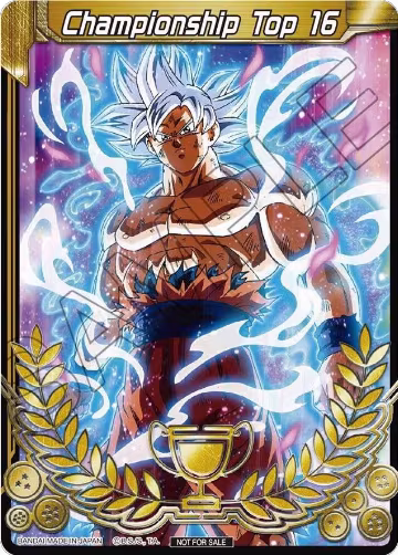 Championship Final 2019 Merit Card (Top 16), Tournament Promotion Cards — DB Super card price