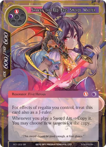 Shakti, the Red Eyes Swords Master (AO1-062), Alice Origin — Force of Will card price