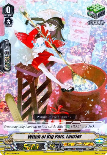 Witch of Big Pots, Laurier (RRR Foil) (V-TD09/015EN) — card price