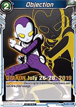 Objection (OTAKON 2019) (BT1-052_PR), Promotion Cards — DB Super card price