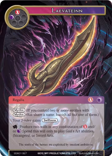 Laevateinn (SDAO1-027), Alice Origin Starter Deck — Force of Will card price
