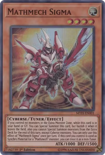 Mathmech Sigma (MYFI-EN001), Mystic Fighters — Yu-Gi-Oh! card price