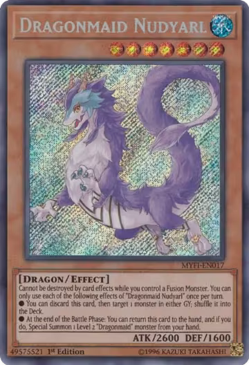 Dragonmaid Nudyarl (MYFI-EN017), Mystic Fighters — Yu-Gi-Oh! card price
