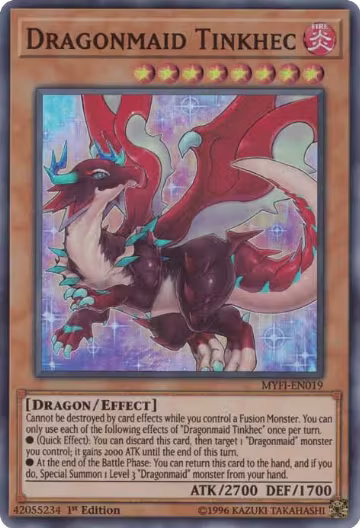 Dragonmaid Tinkhec (MYFI-EN019), Mystic Fighters — Yu-Gi-Oh! card price