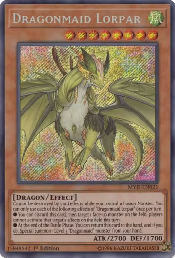 Dragonmaid Lorpar (MYFI-EN021), Mystic Fighters — Yu-Gi-Oh! card price