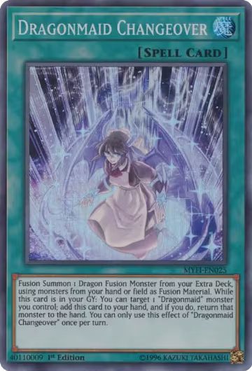 Dragonmaid Changeover (MYFI-EN025), Mystic Fighters — Yu-Gi-Oh! card price