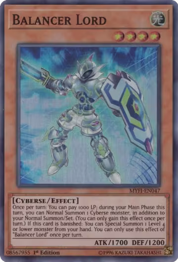 Balancer Lord (MYFI-EN047), Mystic Fighters — Yu-Gi-Oh! card price