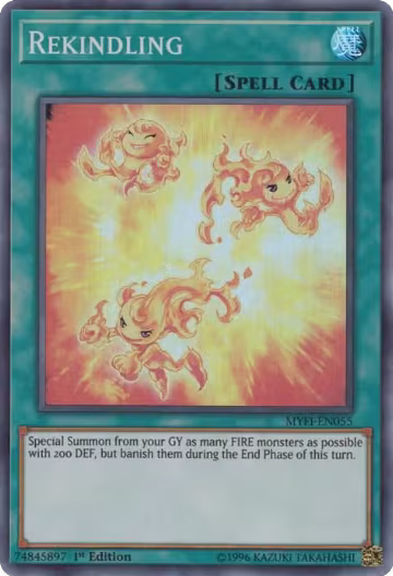 Rekindling (MYFI-EN055), Mystic Fighters — Yu-Gi-Oh! card price