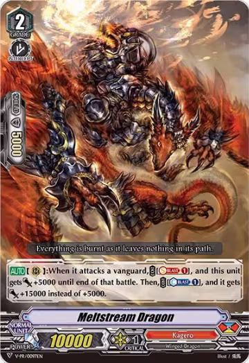 Meltstream Dragon (RRR Foil) (V-PR/0097EN), V Promo Cards — Vanguard card price