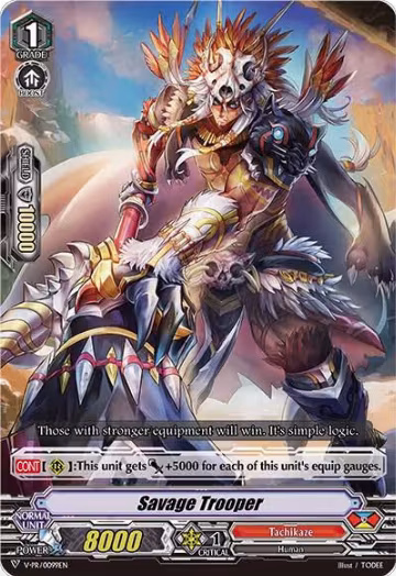 Savage Trooper (RRR Foil) (V-PR/0099EN), V Promo Cards — Vanguard card price